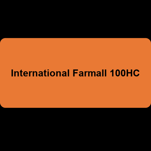 International Farmall 100HC